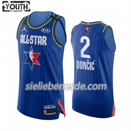 Kinder NBA Dallas Mavericks Trikot Luka Doncic 2 2020 All-Star Jordan Brand Kobe Forever Blau Swingman